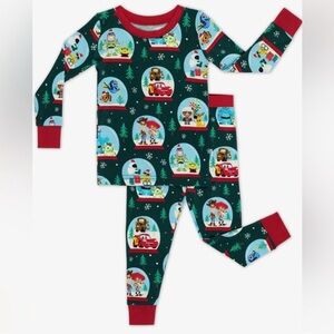 Little Sleepies Disney A Very Pixar Christmas Long Sleeve PJ Set 2T NWT